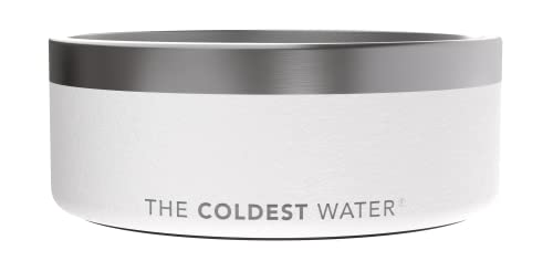 Coldest Dog Bowl - Stainless Steel Non Slip Dog Bowls, Cats, Pet Feeding for Food or Water (42 oz,...