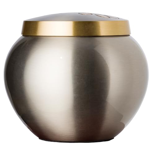 Best Friend Services Pet Urn - Memorial Cremation Pet Urns for Dog and Cat Ashes, Hand Carved Mia...
