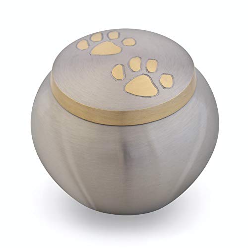 Best Friend Services Pet Urn - Memorial Cremation Pet Urns for Dog and Cat Ashes, Hand Carved Mia...