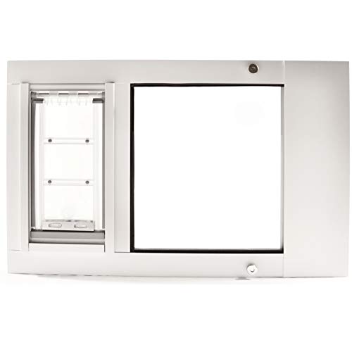 Endura Flap Thermo Sash 3e Pet Door for Sash Windows - (Small (6'x11'), Height Range (31'-34'),...
