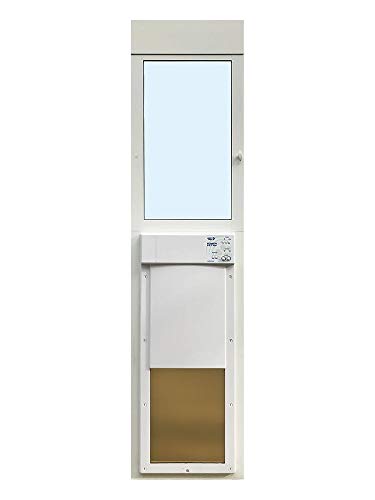 Power Pet Fully Automatic Sliding e-Glass Pet Door (Regular 75' - 80-1/4', Medium (up to 30 lbs.))