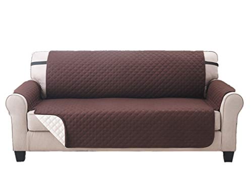 Elaine Karen Premium Reversible Sofa Couch Slipcover Furniture Protector, Quilted, Anti-Slip 2 Inch...
