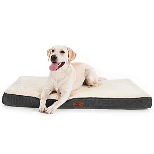 Bedsure Dog Bed for Large Dogs - Big Orthopedic Dog Bed with Removable Washable Cover, Egg Crate...