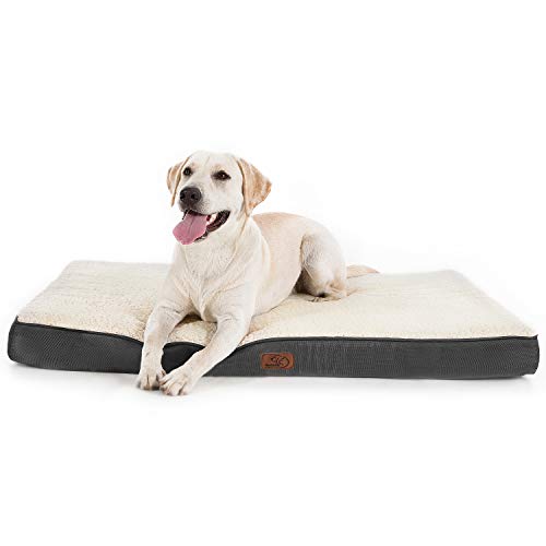 Bedsure Large Dog Bed for Large Dogs - Big Orthopedic Dog Beds with Removable Washable Cover, Egg...