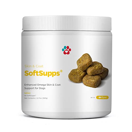 Pet Parents® Skin & Coat SoftSupps® Dog Skin and Coat Supplement with Omega 3 Fish Oil for Dogs,...