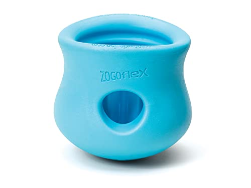 West Paw Zogoflex Toppl Interactive Treat Dispensing Dog Puzzle Play Toy, 100% Guaranteed Tough, It...