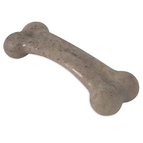 Pet Qwerks Original BarkBone - Nylon Dog Bone for Aggressive Chewers - Bacon Flavor - 6.1' for...