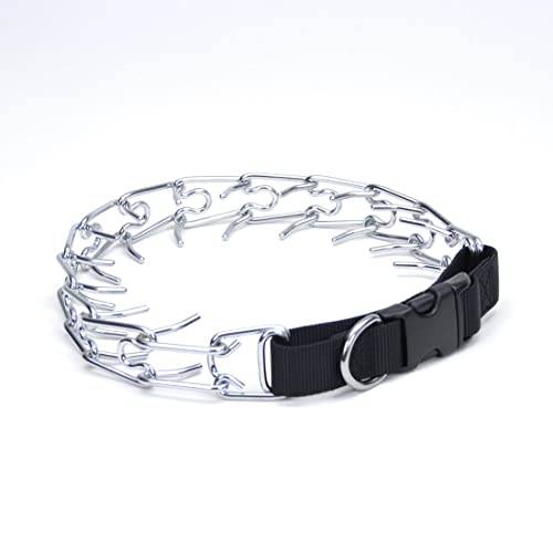 Coastal Pet Products 05592 BLK22 Titan Prong Dog Training Collar Neck Size Harnesses, Black/Chrome,...