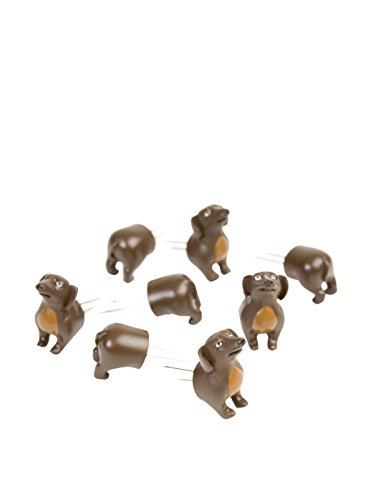 Charcoal Companion Dog Corn Holders (8 Pieces) - Perfect Gift For Dachshund Lovers - CC5009.