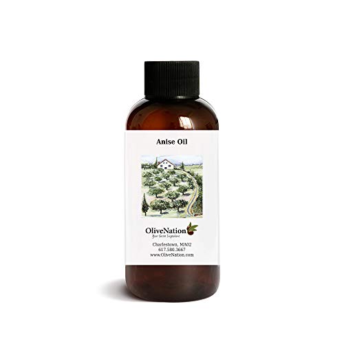 Pure Anise Oil by OliveNation - Use for Delicious Hard Candy, Chocolates and More - Size of 4 oz