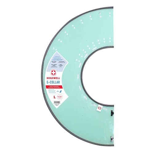 DOGSWELL Remedy + Recovery E-Collar, Large, Colors Vary, Assorted (Packaging May Vary)