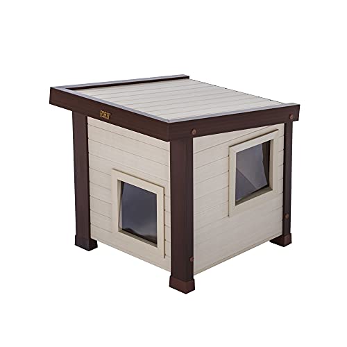 ecoFLEX Albany Outdoor Feral Cat House, Multicolor