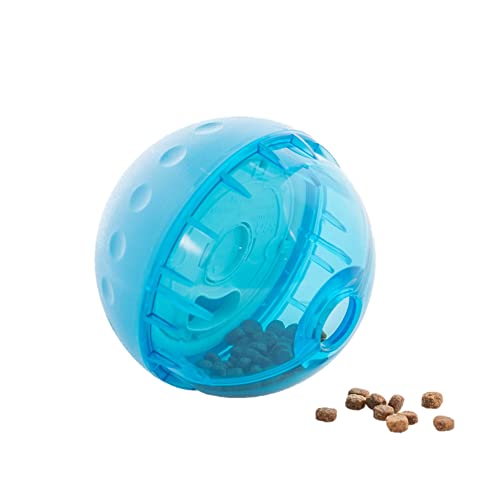 ANYPET Dog Tumbler Interactive Treat Ball, Slow Food Dispensing Toy, Perfect Dog Gift for Large or Small Dogs, Blue, APT03B