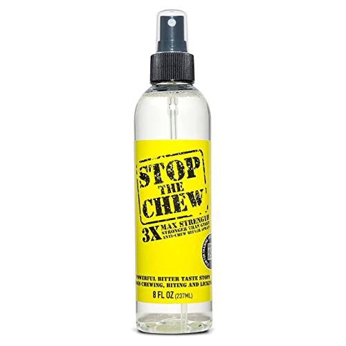 EBPP Stop The Chew 3X Strength Anti Chew Bitter Spray Deterrent for Dogs and Puppies - Alcohol-Free...