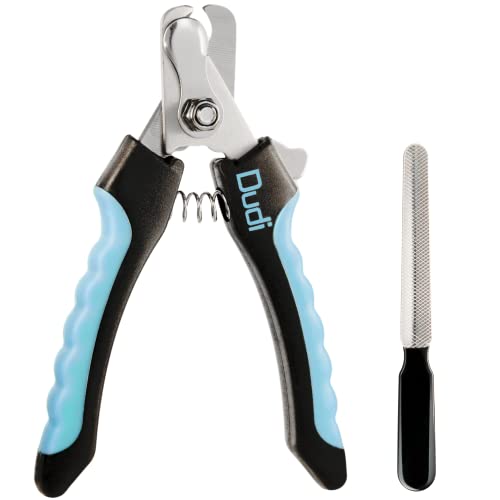 Dudi Dog Nail Clippers and Trimmers- with Quick Safety Guard to Avoid Over-Cutting Toenail- Grooming...