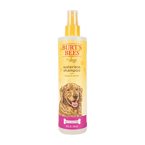Burt's Bees for Pets Natural Waterless Dog Shampoo Spray with Apple and Honey, Dry Shampoo for Dogs...