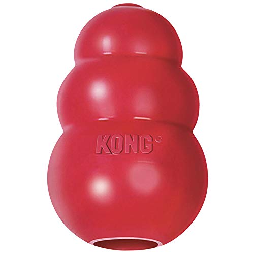 KONG - Classic Dog Toy, Durable Natural Rubber- Fun to Chew, Chase and Fetch - for Extra Small Dogs