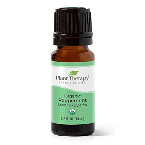 Plant Therapy Organic Peppermint Essential Oil 100% Pure, USDA Certified Organic, Undiluted, Natural...