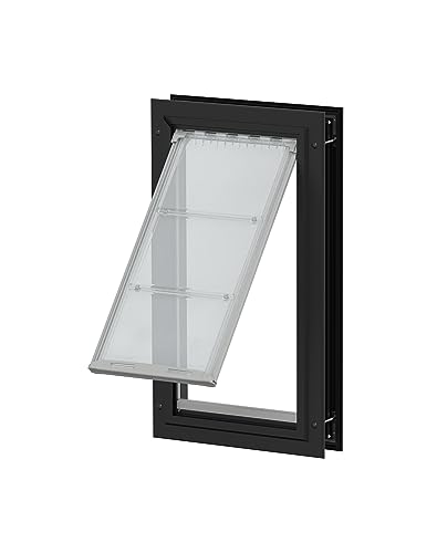 Endura Flap Single Flap Pet Door for Doors | All-Weather Insulated Flap | Durable Aluminum Frame...