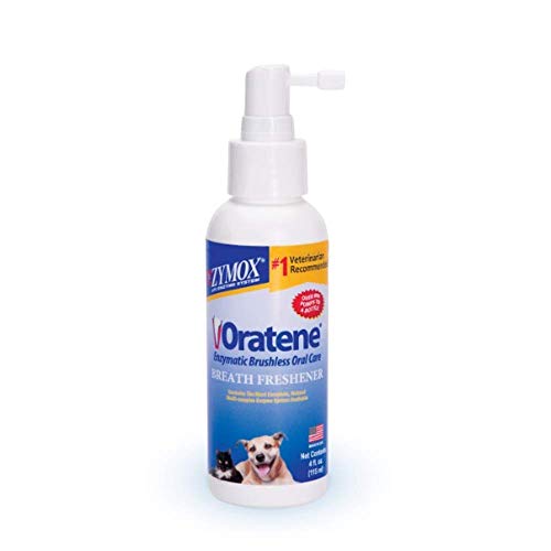 Pet King Brands Oratene Brushless Oral Care Breath Freshener for Dogs and Cats, 4oz