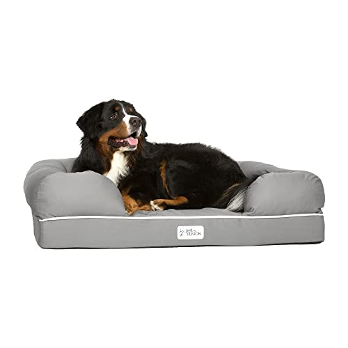 PetFusion Ultimate Dog Bed, Orthopedic Memory Foam, Multiple Sizes/Colors, Medium Firmness Pillow,...