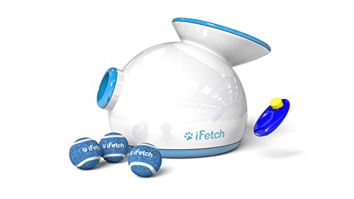 iFetch Interactive Ball Launcher for Dogs – Launches Mini Tennis Balls, Small,Multicolored