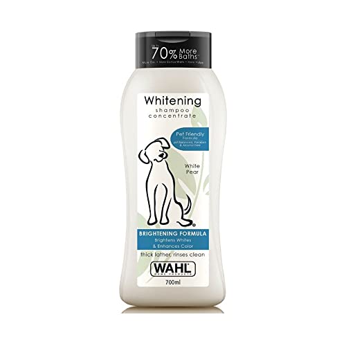 Wahl Whitening Shampoo White Pear scent for Pets – Whitening & Animal Odor Control with Silky...