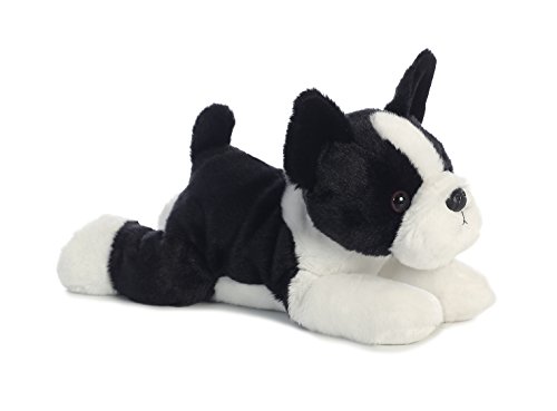 Aurora® Adorable Flopsie™ Buster™ Boston Terrier Stuffed Animal - Playful Ease - Timeless...
