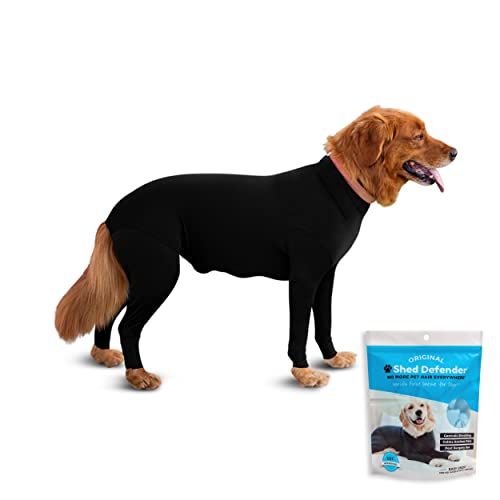 Shed Defender Original Dog Onesie - Seen on Shark Tank, Shedding Bodysuit for Dogs, Recovery Suit...