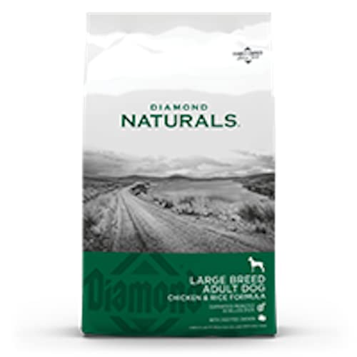 DIAMOND NATURALS Dry Food for Adult Dogs, Large Breed 60+ Chicken Formula, 40 Pound Bag, 40 lb...