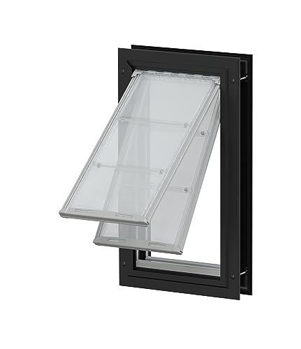 Endura Flap Double Flap Pet Door for Doors | All-Weather Insulated Flap | Durable Aluminum Frame...