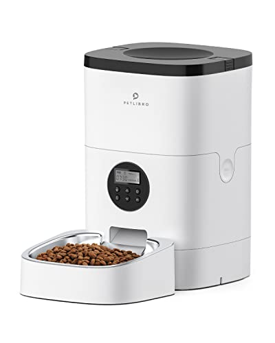 PETLIBRO Automatic Cat Feeders, Cat Food Dispenser with Customize Feeding Schedule, Timed Cat Feeder...