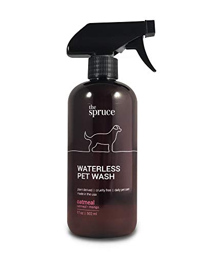 The Spruce Waterless Pet Wash, No Rinse Moisturizing Shampoo for Pets - Daily Pet Care - Cleaning,...