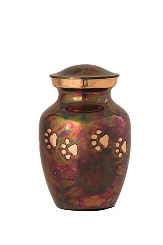 Enshrined Memorials Cremation Urn for Ashes - Cerberus Series Affordable Brass Handcrafted Pets Dogs...