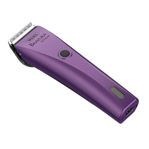 Wahl Professional Animal Bravura Pet, Dog, Cat, and Horse Corded/Cordless Clipper Kit, Purple...