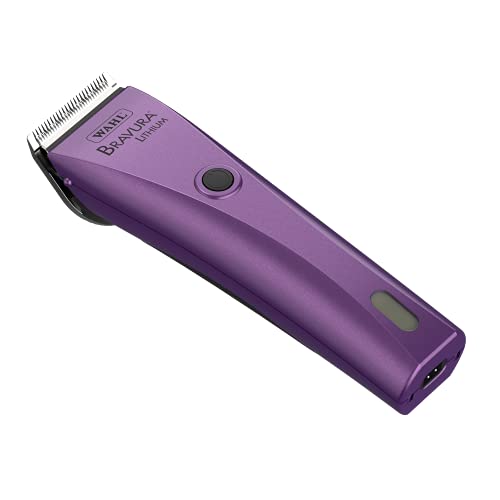 WAHL Professional Animal Bravura Pet, Dog, Cat, and Horse Corded/Cordless Clipper Kit, Purple...