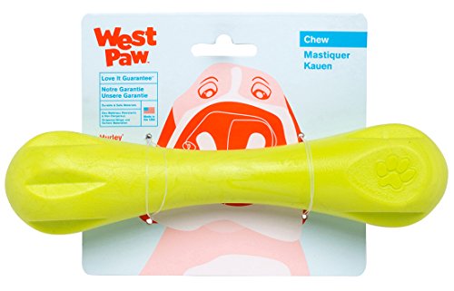 WEST PAW Zogoflex Hurley Dog Bone Chew Toy – Floatable Pet Toys for Aggressive Chewers, Catch,...