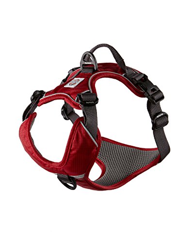 My Busy Dog Harness Vest | No Pull, Easy On/Off, Front/Back Metal Leash Attachments, Handle,...