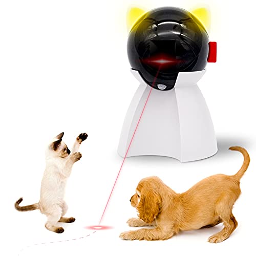 Cat Toy Interactive Automatic, Motion Activated Laser Toy for Indoor Cats/Dogs/Kitten/Kitty, USB...