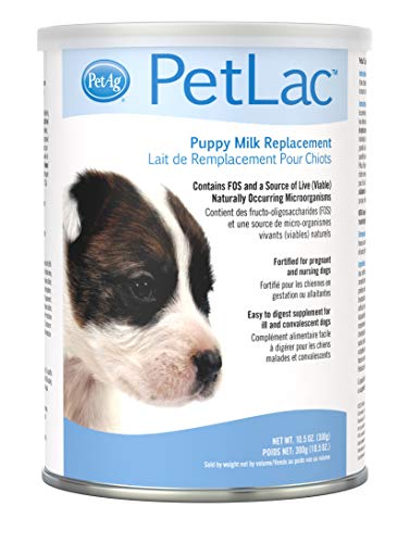 PetAg PetLac Milk Powder for Puppies - Puppy Milk Replacement for Newborn to 6-Week-Old Orphaned or...