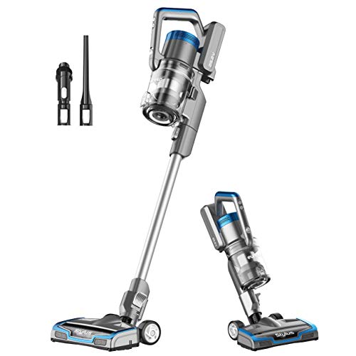 Eureka Lightweight Cordless Vacuum Cleaner, High Efficiency Powerful Motor LED Headlights,...