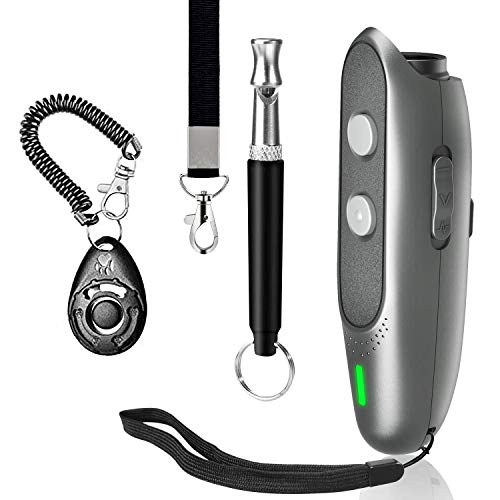 ELOPAW Dog Barking Deterrent Devices Rechargeable Ultrasonic Dog Bark Deterrent 3 Frequency No Bark...