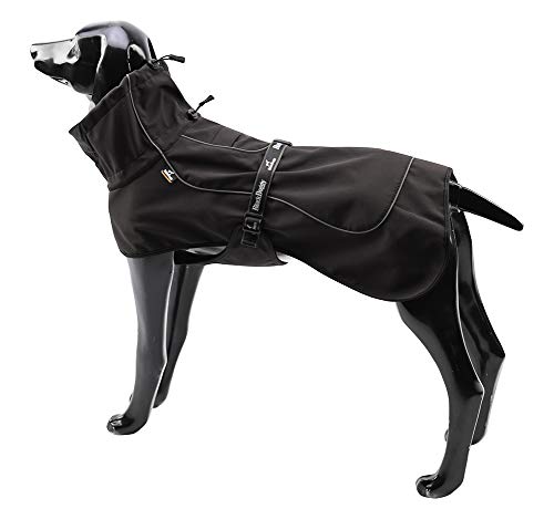Tellpet Dog Jackets Dog Clothes for Large Dogs, Black