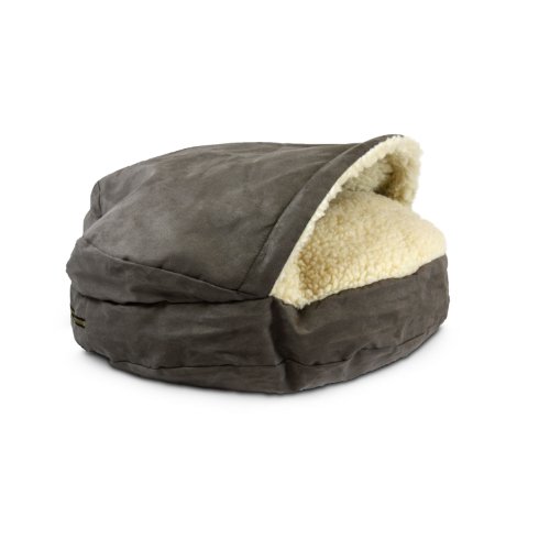 Snoozer Luxury Cozy Cave, Large, Dark Chocolate