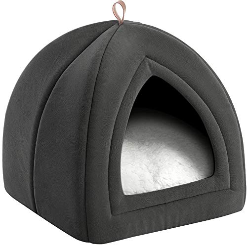 Bedsure Cat Beds for Indoor Cats - Cat Cave Bed Cat House Cat Tent with Removable Washable Cushioned...
