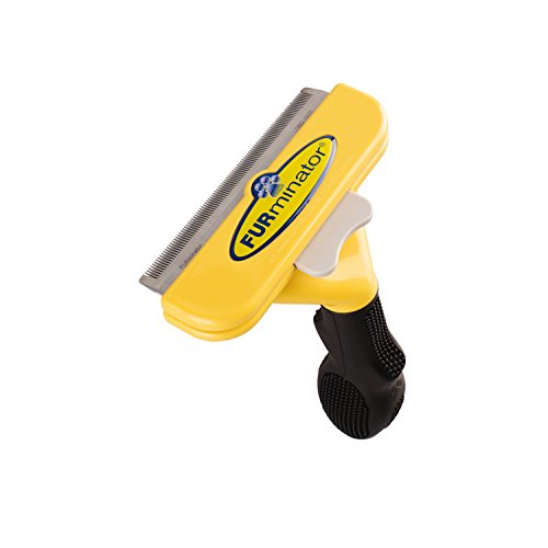 FURminator Dog DeShedding Tool, Grooming Tool For Dogs, Large, Long Hair