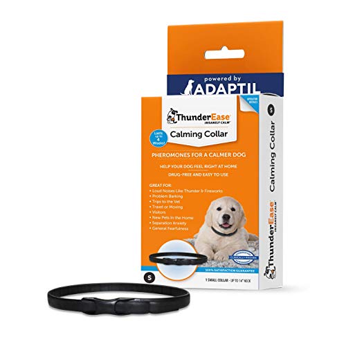ThunderEase Calming Anti Anxiety Pheromone Collar for Dogs (Small)