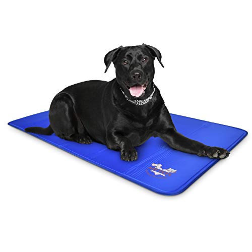 Arf Pets Dog Cooling Mat 35” x 55” Pad for Kennels, Crates & Beds, Non-Toxic, Solid Self Cooling...