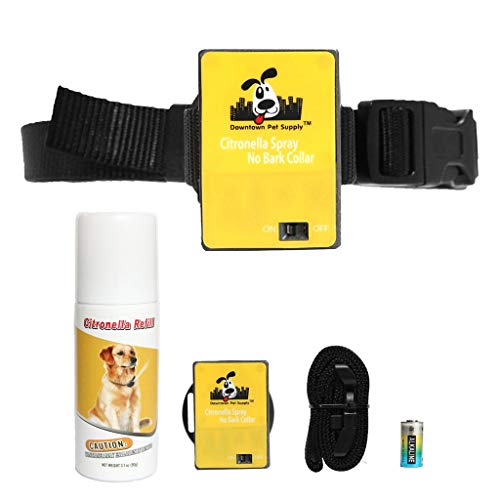 Downtown Pet Supply - Citronella Dog Collar - Humane No Bark Collar Set with Citronella Spray -...