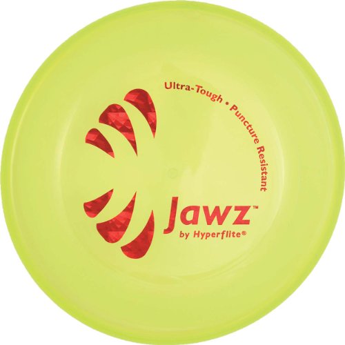 Hyperflite Jawz Lemon Lime Competition Dog Disc 8.75 Inch, Worlds Toughest, Best Flying, Puncture...